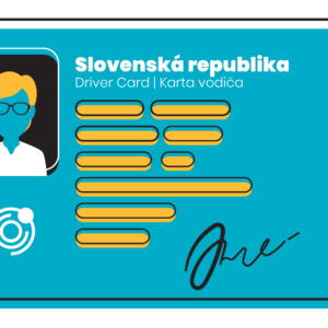 karta vodiča - diskretny údaj