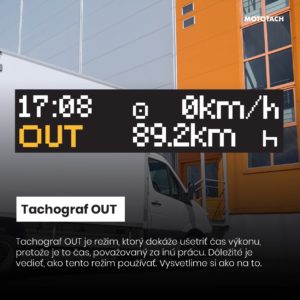 Tachograf OUT