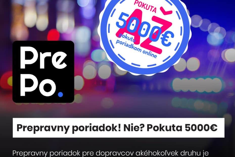 Prepravny poriadok online