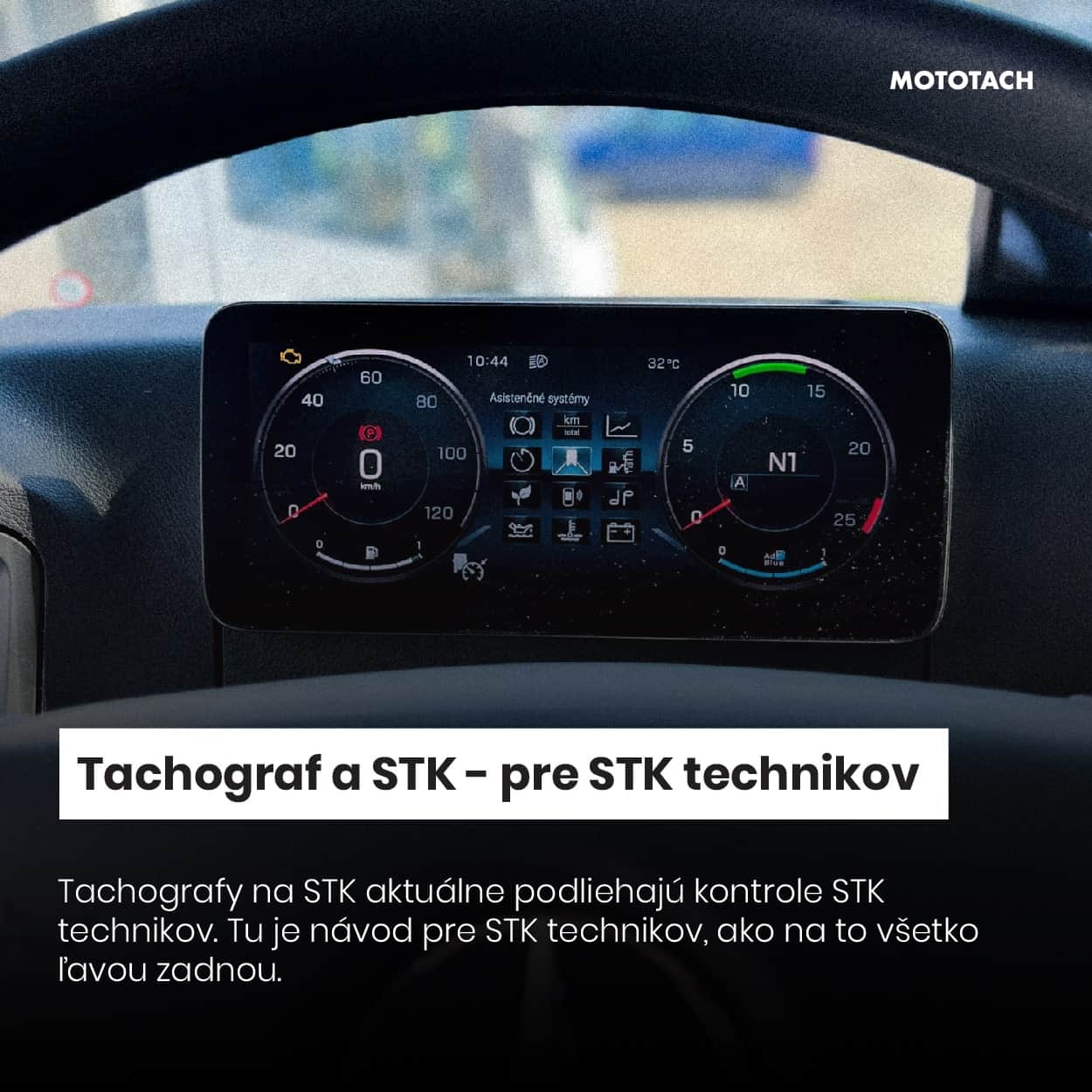 Tachograf a stk – návod pre stk technikov