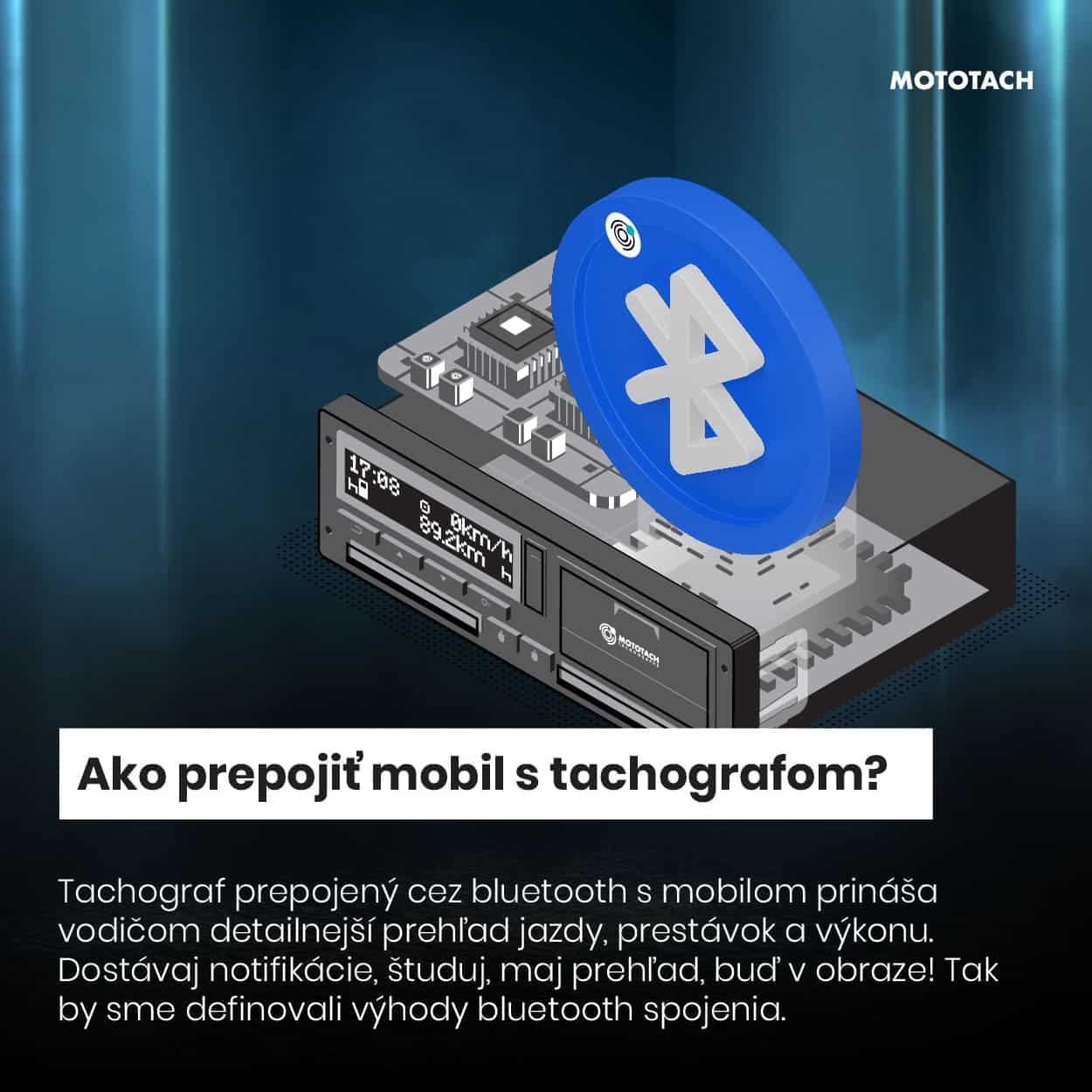 tachograf cez bluetooth s mobilom | DTCO