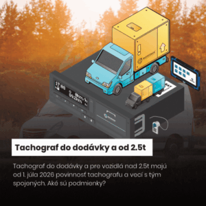 Tachograf do dodávky a nad 2.5t