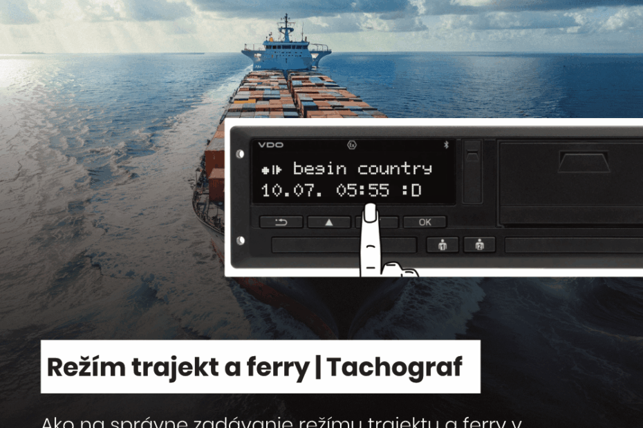 Tachograf trajekt